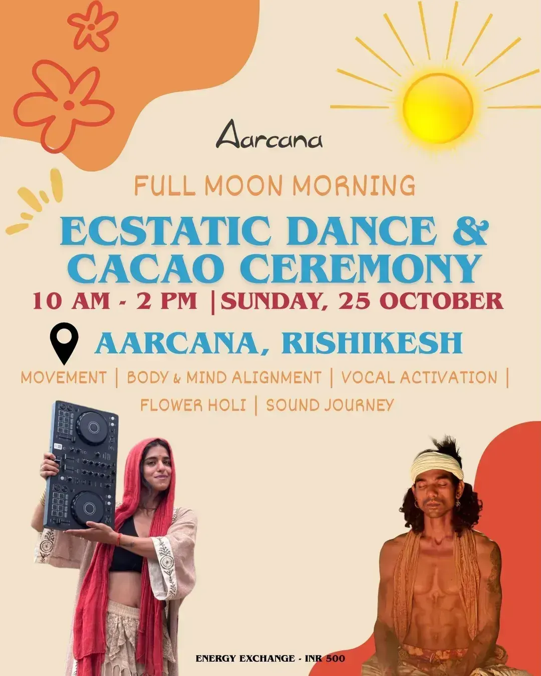 Morning Full Moon Ecstatic Dance & Cacao Circle — photo 1