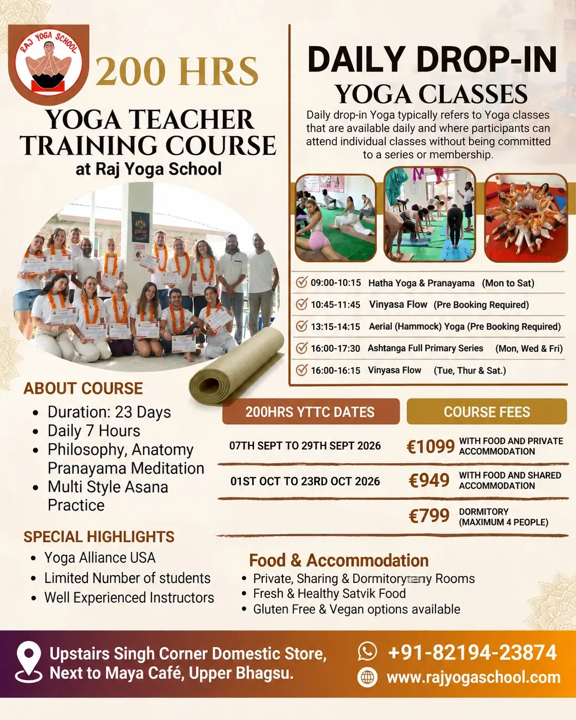 200 Hours Yoga Teacher Training Course