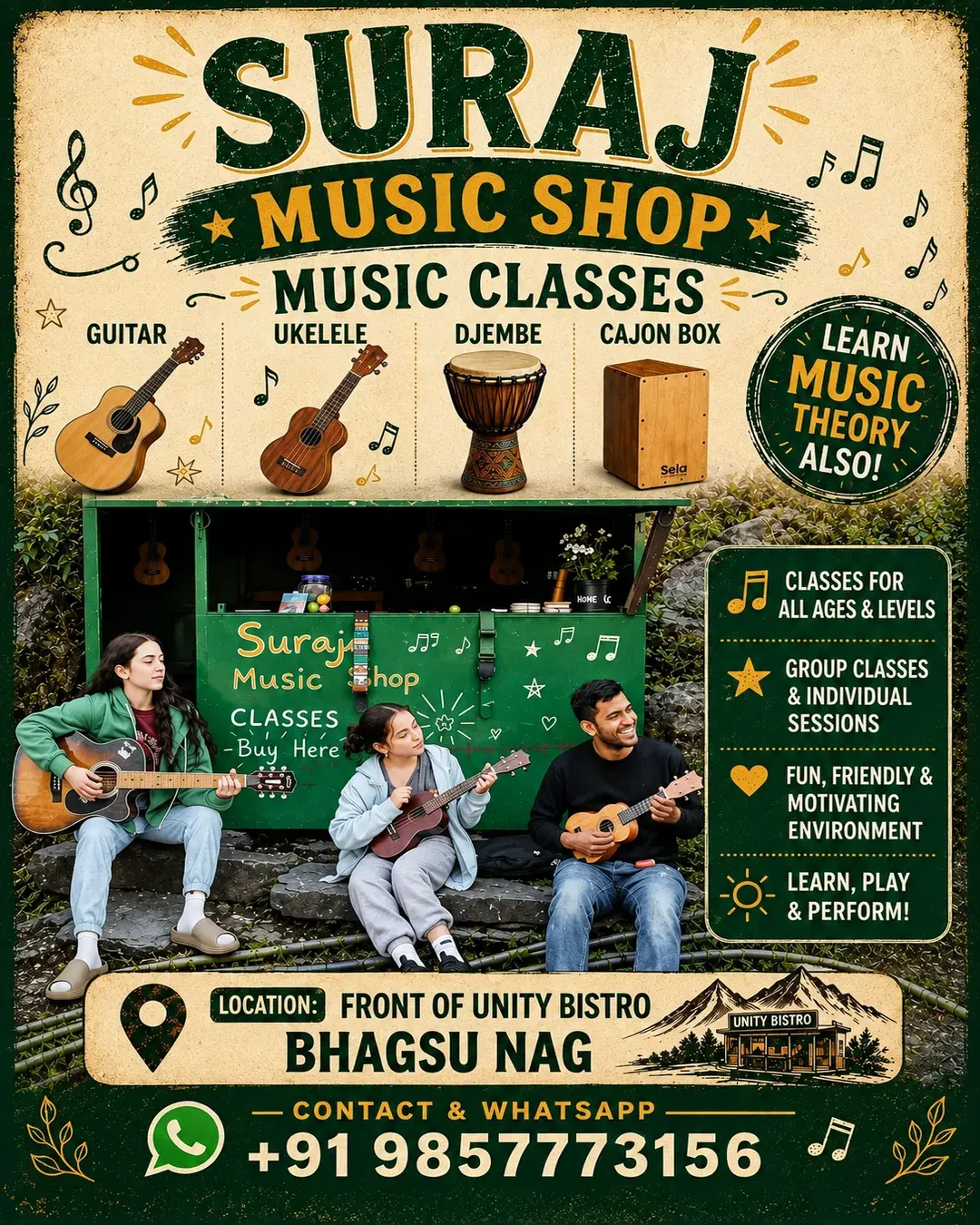 Suraj Music Shop Classes