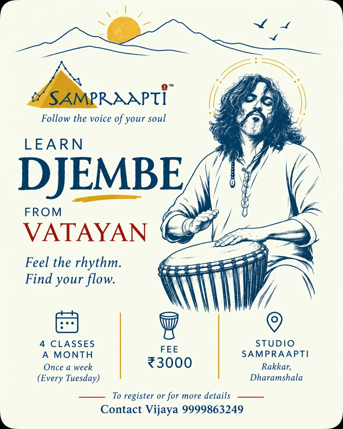 Djembe Course With Vatayan