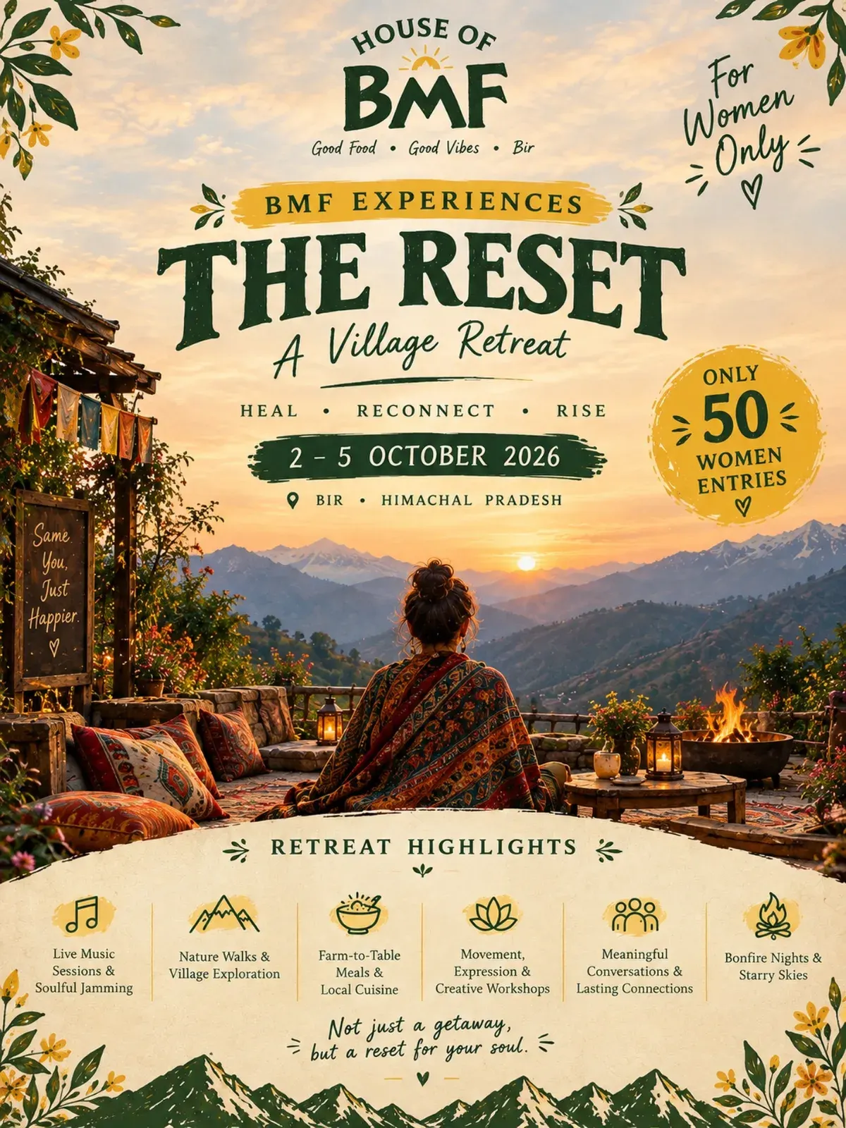 The Reset: A Women's Chakra Healing & Reinvention Retreat