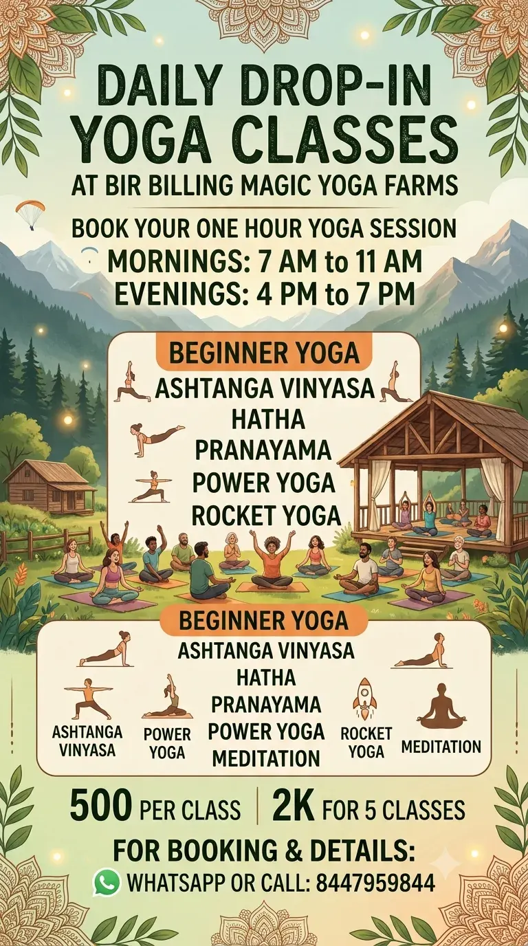 Daily Drop-in Yoga Classes